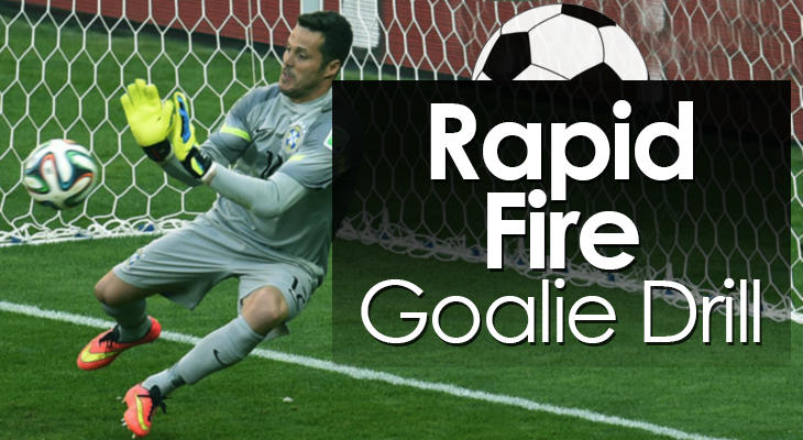 Rapid Fire Goalie Drill feature image