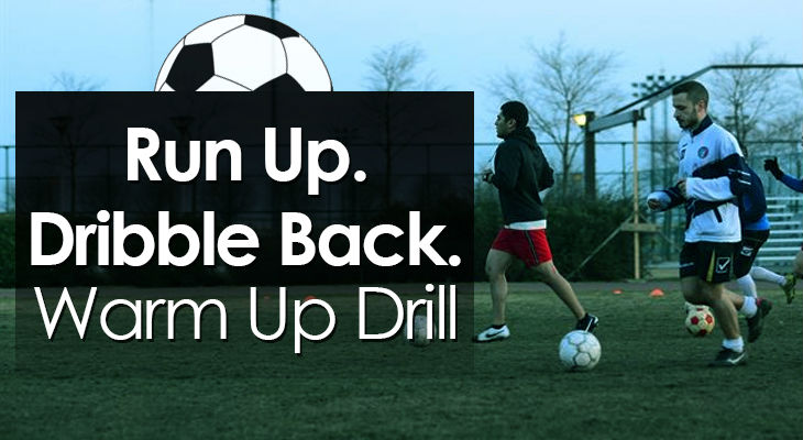 Run Up Dribble Back Warm Up Drill feature image