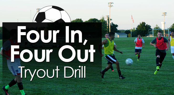Four In Four Out Tryout Drill feature image