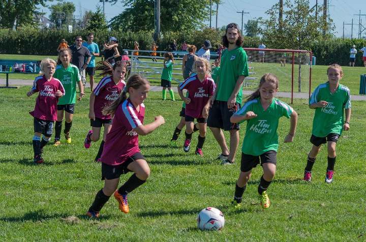 girls soccer practice