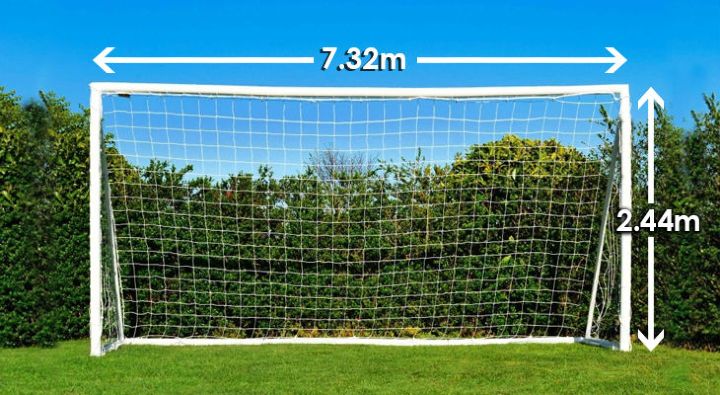 soccer goal dimensions