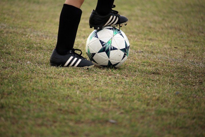 trapping a soccer ball